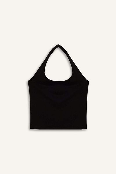 DeFacto Slim Fit Slim Fit Halter Neck Tank Top F6279Ax25Sm