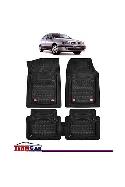 TEAMCAR ® Tray Type Car Mats Compatible With Renault Megane I (1995–2002) - Hatchback