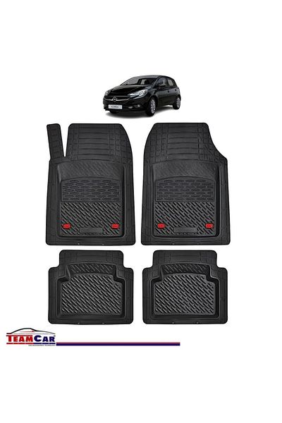 TEAMCAR Covorașe auto tip tavă ® compatibile cu Opel Corsa E (2014–2019) - Hatchback