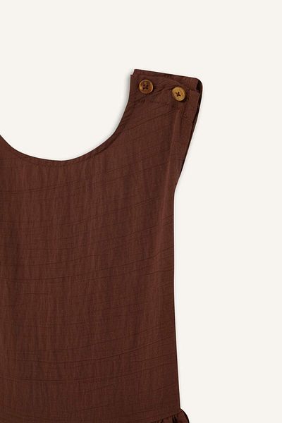 DeFacto Girl's Crew Neck Strap Summer Dress F6455A825Hs