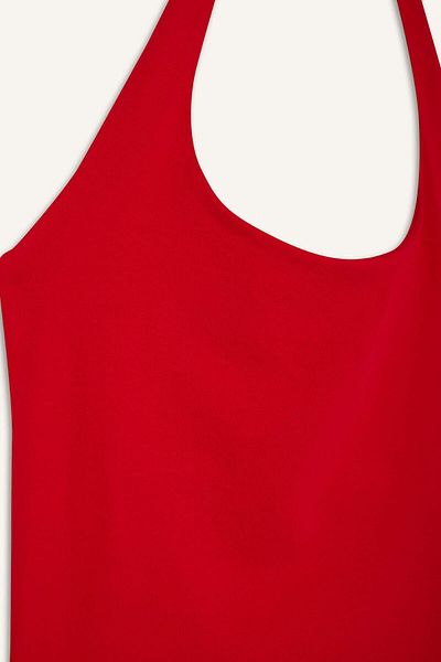 DeFacto Slim Fit Slim Fit Halter Neck Tank Top F6279Ax25Sm