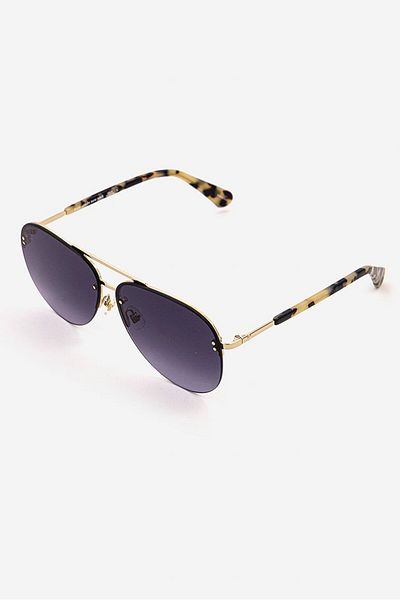 Kate Spade Women Jakyala and S Aviator Printed Sunglasses, Black Combo