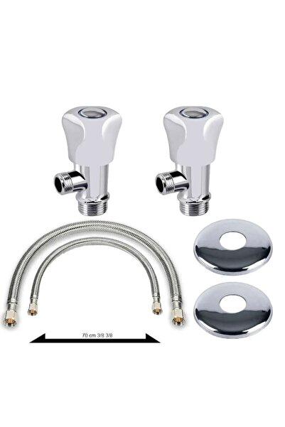BDL ARMATÜR Toilet Seat Flex Connection Hose Spit Tap Set