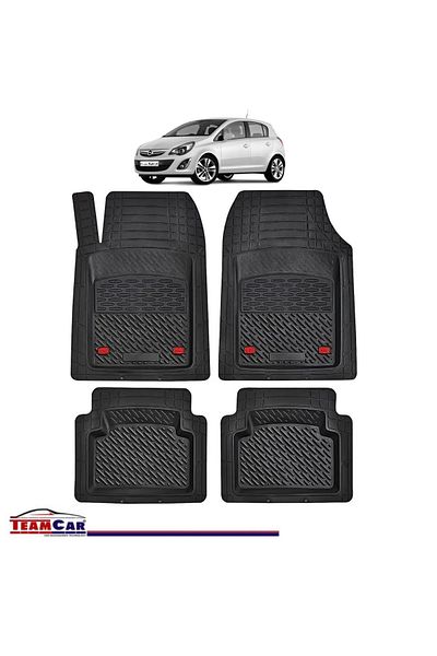 TEAMCAR Covorașe auto tip tavă ® compatibile cu Opel Corsa D (2006–2014) - Hatchback