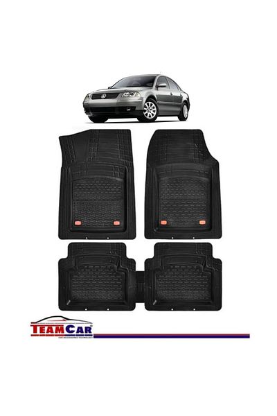 TEAMCAR ® Tray Type Car Mats Compatible with Volkswagen Passat B5 (1996–2005) - Sedan