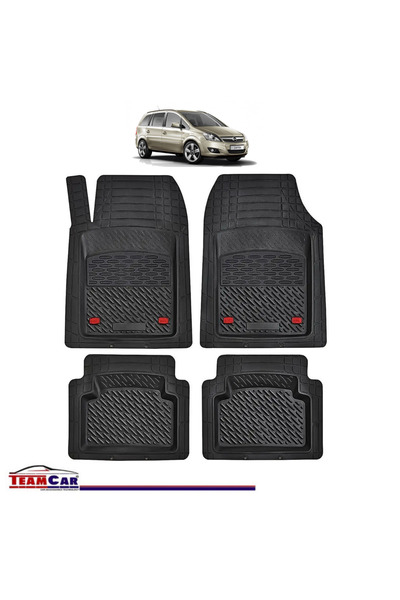 TEAMCAR Covorașe auto tip tavă compatibile cu Opel Zafira B (2005-2014) - Mon...