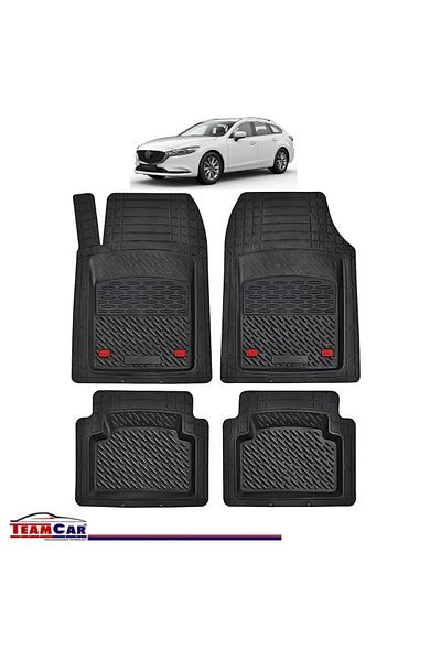TEAMCAR ® Tray Type Car Mats Compatible With Mazda 6 Gj/gl (2012–PRESENT) - Estate