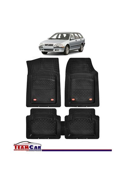 TEAMCAR ® Tray Type Car Mats Compatible with Volvo V40 Mk1 (1995–2004) - Estate