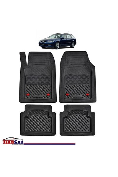TEAMCAR ® Tray Type Car Mats Compatible With Mazda 6 Gg/gy (2002–2008) - Estate