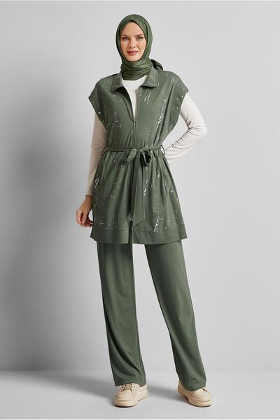 Alvina Belt and Pants Track Suit 45573