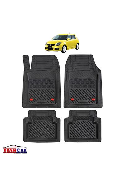 TEAMCAR Covorașe auto tip tavă compatibile cu Suzuki Swift 3 (2004–2010) - Hatchback