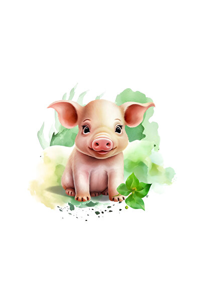 INOVATIX Set de 8 bucăți, autocolant cu frunze de purceluș, INOVATIX®. 6 cm