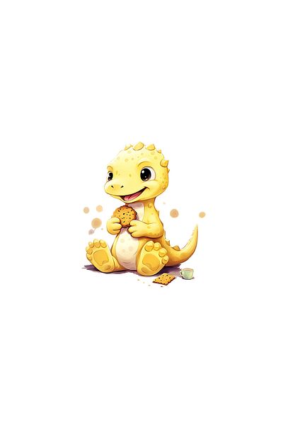 INOVATIX Set de 8 autocolante cu pui de dinozaur Wyrm, INOVATIX®. 6 cm