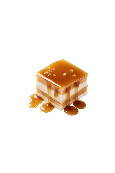 INOVATIX Set de 8 bucăți, autocolant tort caramel, INOVATIX®. 6 cm