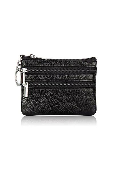 delis Key holder, Veona PT1409, genuine leather, Black