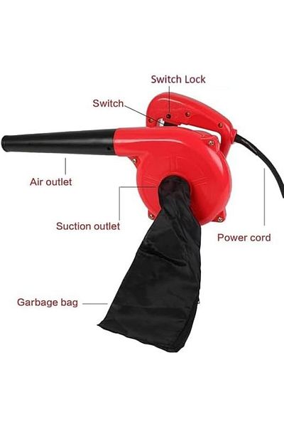 Other 2 in 1 Blower & Vacuum Electric Durable Handheld Blow Dryer Powerful 700W Motor UK Plug