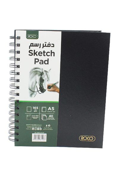 Roco Sketch Book 165 gsm White A5 40 Sheets