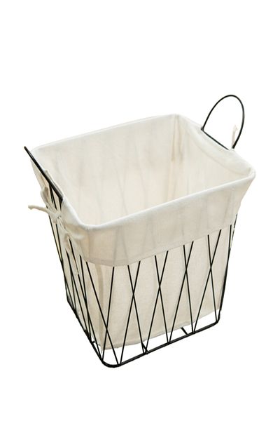 HONEYBEE Sturdy Construction Ventilated Iron Laundry Basket