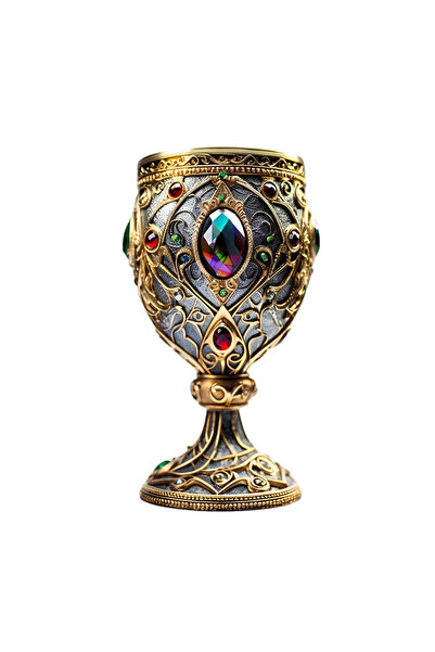 INOVATIX Set de 8 piese, Sticker Potir cu piatră curcubeu, INOVATIX®. 6 cm