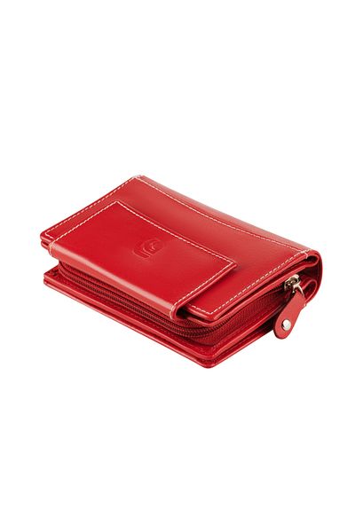 delis Women's wallet Delis, Aerith PT1427, genuine leather, Red