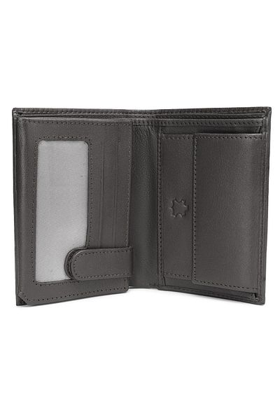 delis Men's wallet, Elian PT1348, genuine leather, Black