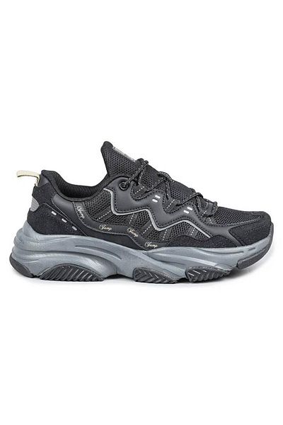 Jump Gray-Black Women's Sneaker 30867Z