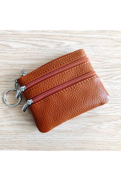 delis Key holder, Veona PT1410, genuine leather, Brown