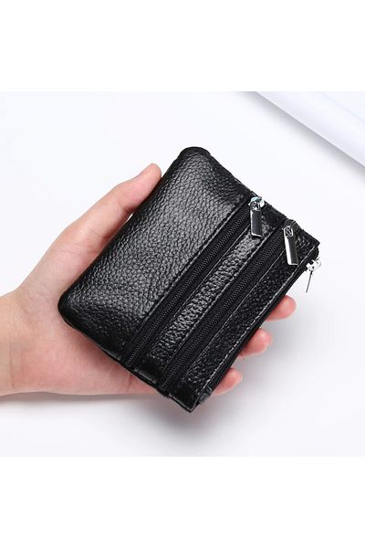 delis Key holder, Veona PT1409, genuine leather, Black