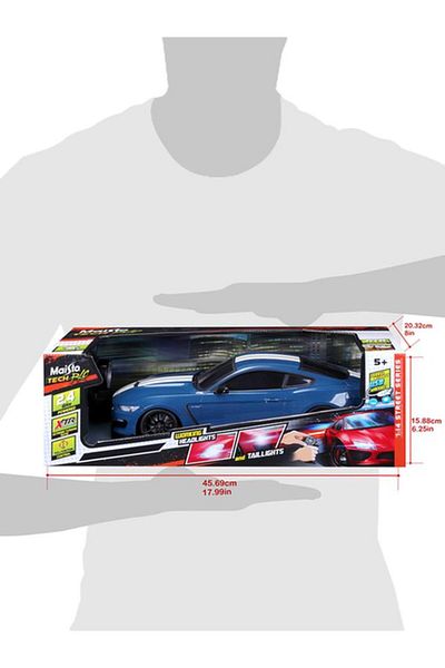 Generic Maisto 1:14 Street Series GT350 RC Ford Shelby USB Charger Car Toy Multicolor MRC82813