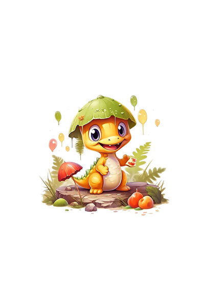 INOVATIX Set de 8 piese, autocolant Sentinel Baby Dinosaur, INOVATIX®. 6 cm