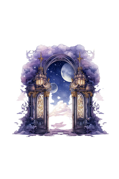 INOVATIX Set of 8, Sticker Gate to Heaven, INOVATIX®. 6 cm