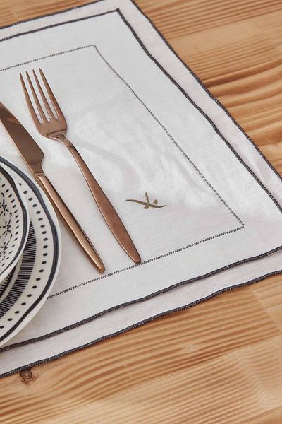 JOJOMIA Lole American Service Cream-Anthracite 35X50