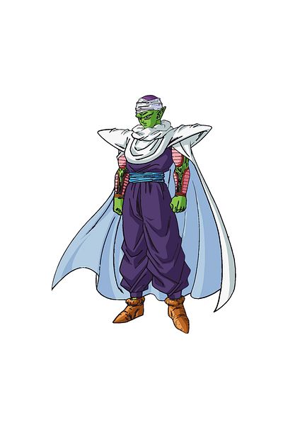 INOVATIX Set de 8 piese, autocolant Piccolo furios Dragon Ball Z, INOVATIX®. 6 cm