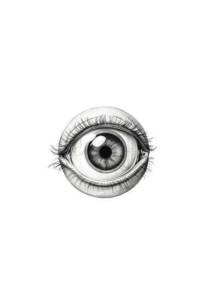 INOVATIX Set de 8 bucăți, autocolant ochi uman, INOVATIX®. 6 cm