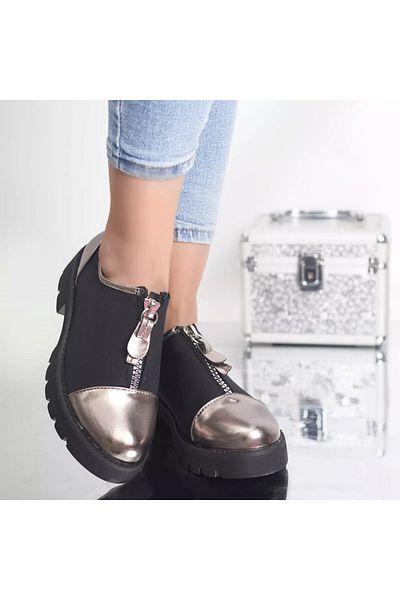 MODA STİL Casual shoes Lori champagne textile, 38