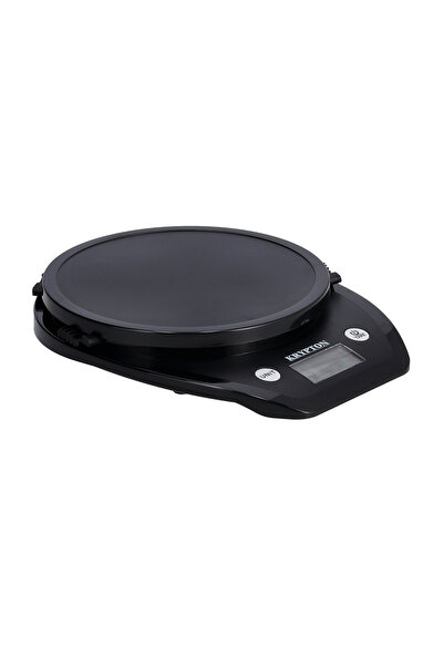 KRYPTON Food Scale with Plastic Bowl – 5kg, LCD Display, Colorful, Auto Tare, Overload Alert