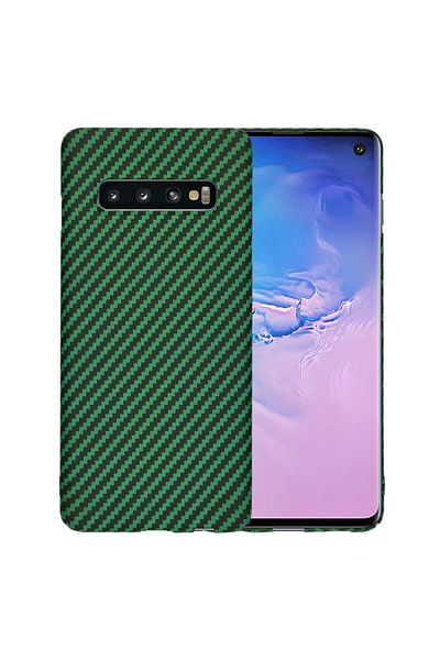 Techsuit Carcasă Samsung Galaxy S10 - Techsuit Carbonite FiberShell - Verde
