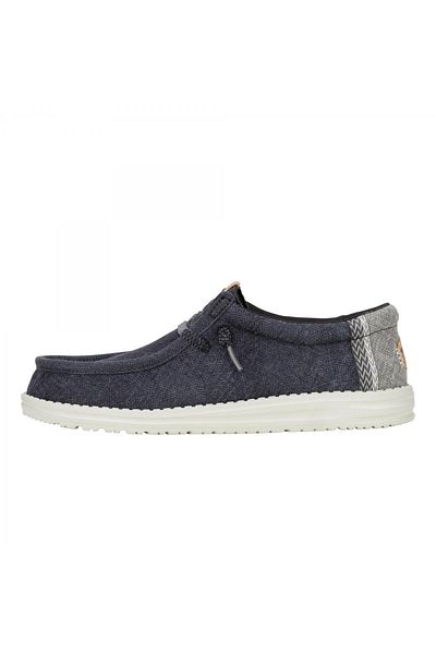 HEY DUDE 43085 Wally Jute Black Men's Shoes
