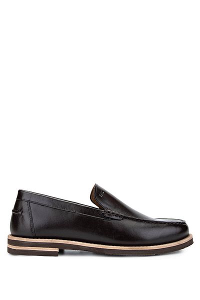Tamer Tanca Men's Genuine Leather Brown Loafer Shoes
