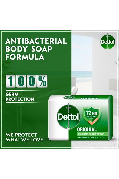 Dettol Original Bathing Soap Pine Scent 4 x 120 g