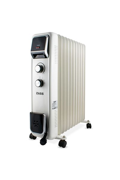 Zass ZR 11 E oil radiator, 2500 W, 11 elements, adjustable thermostat