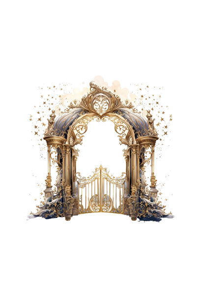 INOVATIX Σετ 8 τεμαχίων, Αυτοκόλλητο Heavenly Gate, INOVATIX®. 6 εκ.