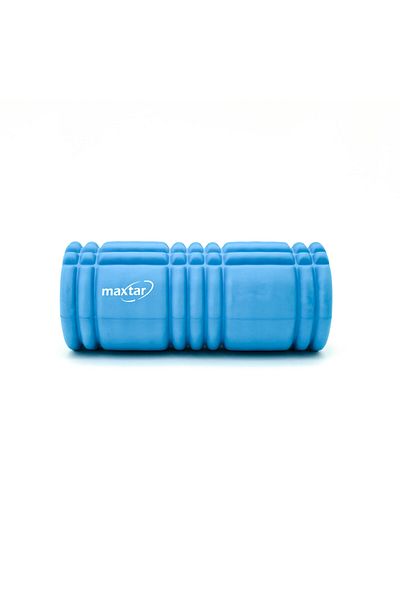 Maxtar rolă, pentru masaj și yoga, antrenament Pilates, 33,2 x 14 CM, albastră