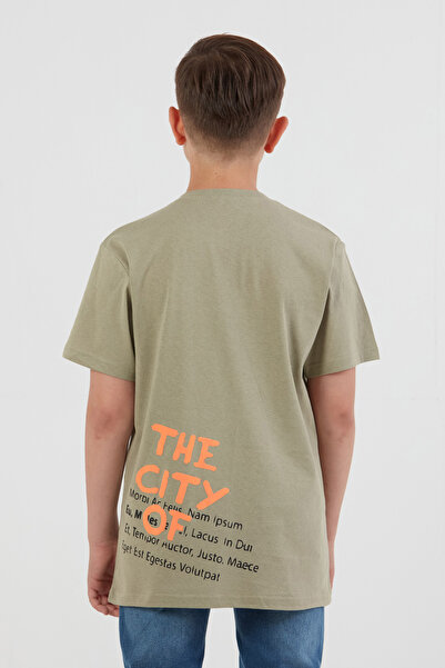 Fulla Moda %100 Pamuk Trying Baskılı Erkek Çocuk Tişört