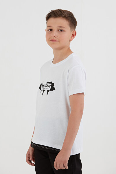 Fulla Moda Ανδρικό μπλουζάκι Keep Strong Printed