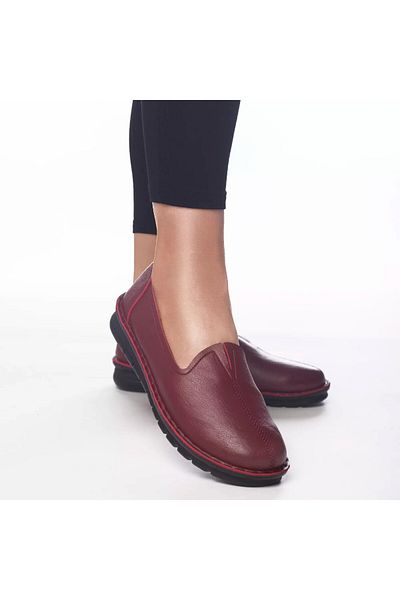 MODA STİL Orpha casual shoes red eco-leather, 38