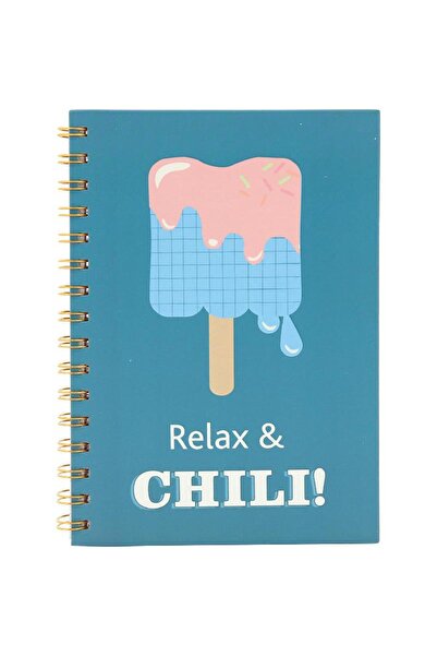 Roco دفتر تمارين "استرخاء وهدوء" A5، 80 ورقة، مسطرة واحدة (عربي)، أزرق بحري