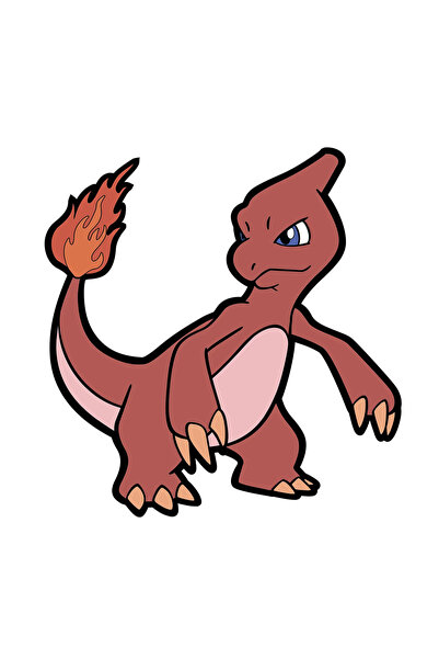 INOVATIX Set de 8 piese, autocolant Pokemon Charmeleon, INOVATIX®. 6 cm