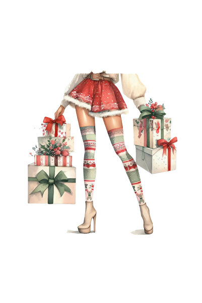 INOVATIX Set de 8 piese, Autocolant picioare sexy de femeie cu cadouri de Cră...