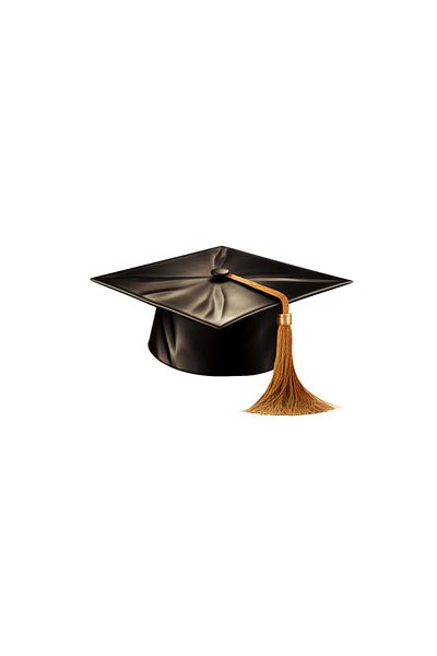 INOVATIX Set de 8 autocolante cu pălărie neagră pentru laureați, INOVATIX®. 6 cm
